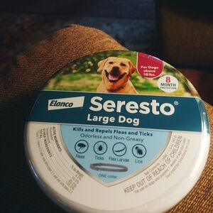 Elan Seresto Large Dog Flea & Tick Collar - White